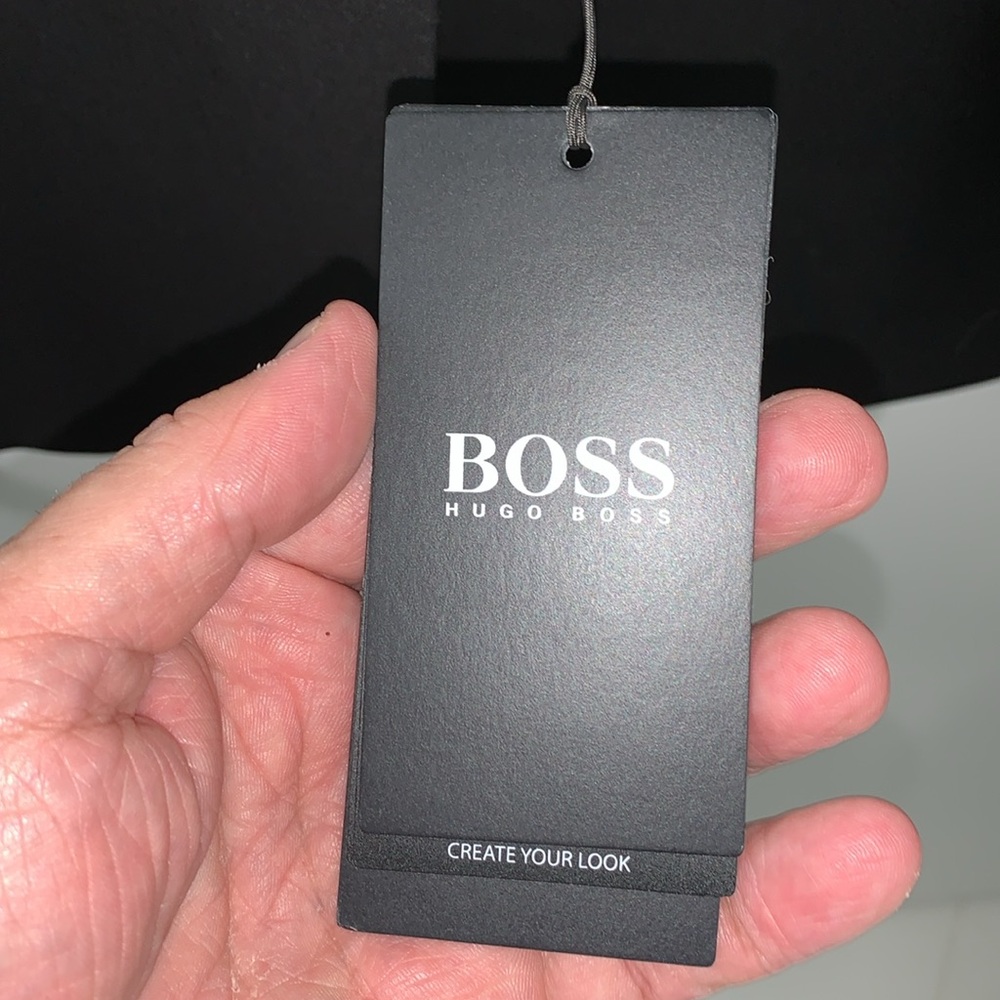🔥BNWT🔥Hugo Boss “Johnstons1” Mens Suit in Black Sz 46R. Black.Pants Sz 38US - Picture 6 of 17